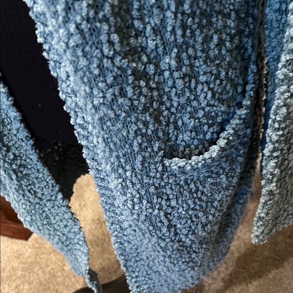 Listicle Light Blue Textured Cardigan - Picture 6 of 11